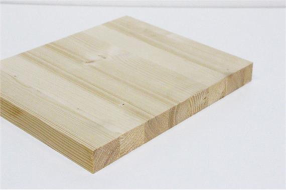1-Schicht Fichte Massivholzplatte, 21mm, B Qualität