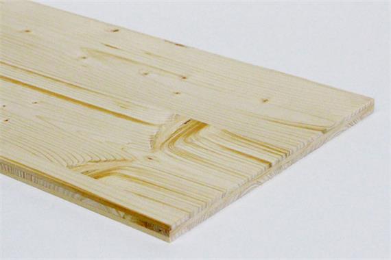 3-Schicht Platte Fichte, 27 mm, C+/C Qualität ( Streifen; 6.0m x 450cm)
