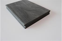 Accoya Terrassendiele GREY grau durchgefärbt, 21mm, glatt gehobelt, mit Senofix Profil