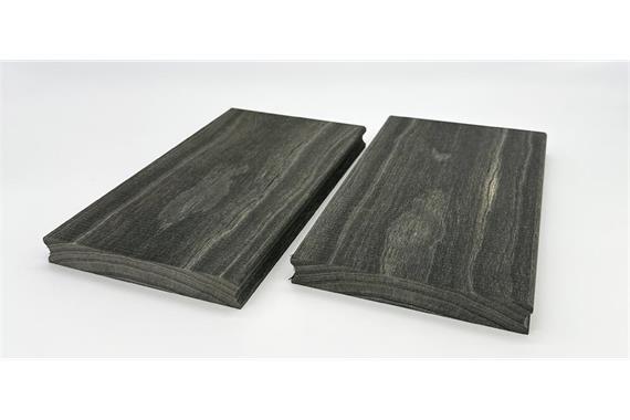 Accoya Terrassendiele GREY grau durchgefärbt mit Senofix Profil