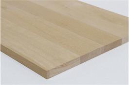 Buche 1-Schicht Massivholzplatte, 19mm, gedämpft, durchgehende Lamellen, A/B Qualität