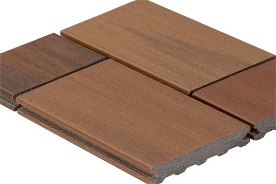 cWPC Terrassendielen Forexia Atmosphère IPÉ, gebürstet (farblich braun assortiert)