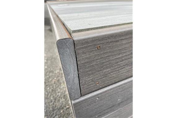cWPC Terrassendielen TimberTech Legacy, Ashwood,  ohne seitlicher Nut für Stirnverkleidung