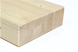 DUO-TRIO C24, gehobelt, 100 x 180mm, Fichte Industrie
