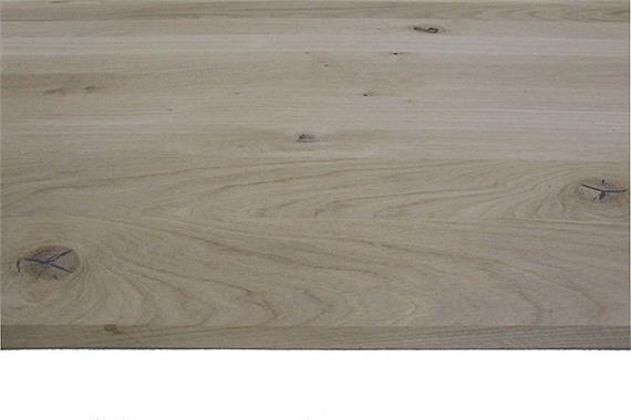 Eiche 1-Schicht Massivholzplatte, 40mm, durchgehende Lamellen, A/B Qualität