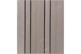 Fichten Schattennut Schalung, 19 x 127 mm, Platingrau Spez.Mischung, Kamm RAL 9005 schwarz