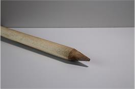 Gartenbaupfähle Fichte, einseitig gespitzt, gefräst, roh DM 55 mm