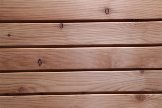 Heim. Lärche Rhomboid Fassadenschalung, N+K, 21 mm, Sichtseite strukturfein, AB Qualität