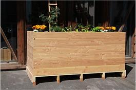 Hochbeet Douglasie, 200cm, inkl. Noppenfolie, vorgefertigt **AKTION**