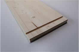 Holz Einlage 27mm mit einseitiger Nut, für den Trockenbau