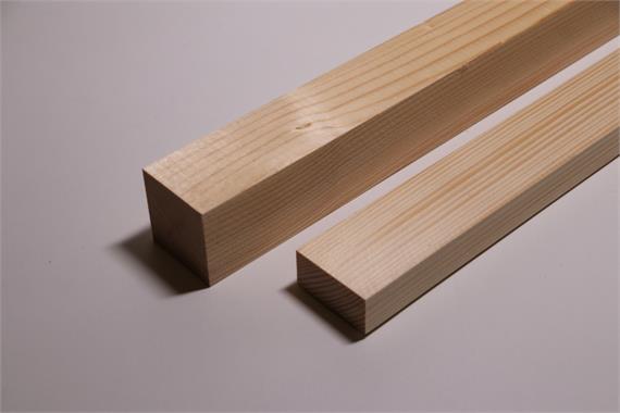 KVH Latten Fichte/Tanne, gehobelt/gefräst, 45 x 50mm