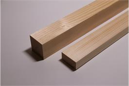 KVH Latten Fichte/Tanne, gehobelt/gefräst, 45 x 50mm