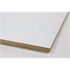 MDF Platten E1 weiss grundierfolienbeschichtet, 19mm (Seidenmatt P213)  (Kanten defekt)
