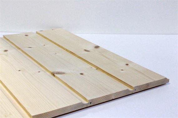 Nord. Fichte Chaletschalung N+K, 20 mm, gehobelt, mit Hohlkehle, N1/N2 Qualität