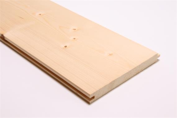Nord. Fichte Strickwandschalung N+K, 19 mm, gehobelt, mirco Fase, N2