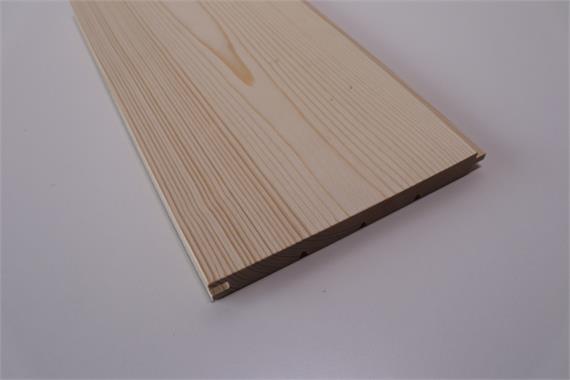 Nord. Fichte Strickwandschalung N+K, 20 mm, gebürstet, Kanten leicht gefast, N2