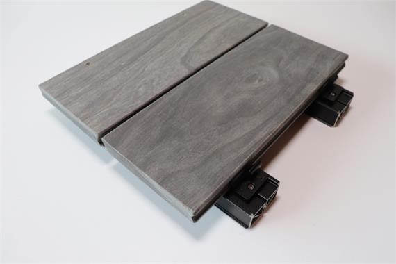 Roeckle Musterelement, Accoya Grey Terrassendielen, gehobelt