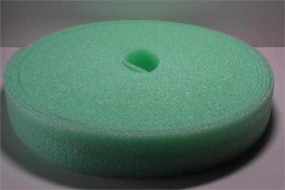 Schaumstoff Randdämmstreifen (blau/grün), 8x100mm, 50m1/Rolle