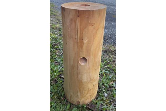 Schwedenfeuer Kerze, gefräst, Durchmesser 20cm