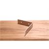 Terrassen Alu UK-Eck-Verbinder für Alu UK-Typ S, 160 x 25mm, Paket à 25 Stk.