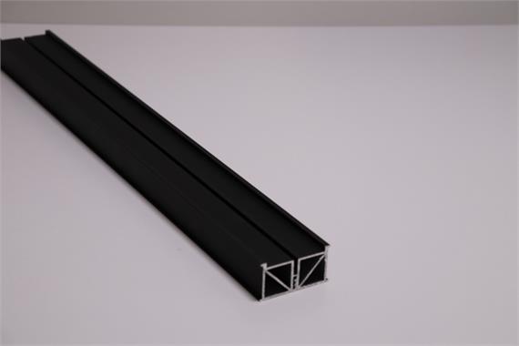 Terrassen Alu Unterkonstruktion, Typ S, schwarz, (für Teni Verbinder mit Schraubrinne)