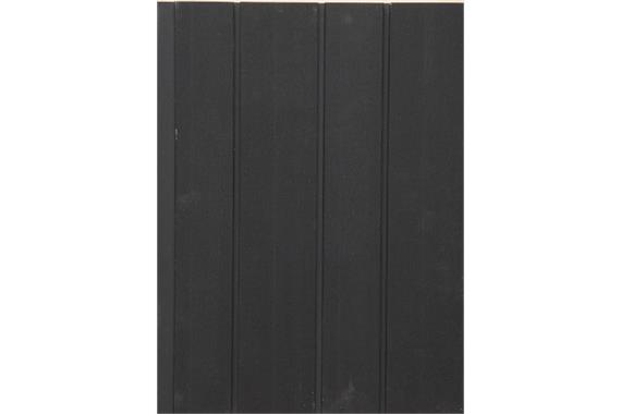 Weisstannen Schalung Rift/Halbrift,19 x 77 mm, schwarz RAL 9005